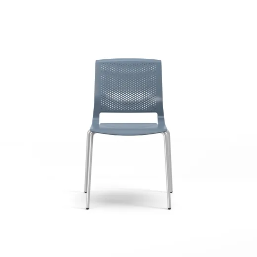 Quarry 4-Leg with Glides, Side Chair, Guest Chair, Front View