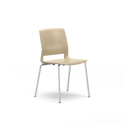 Quarry 4-Leg with Glides, Side Chair, Guest Chair, 3/4 View
