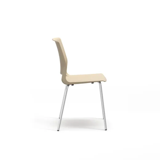 Quarry 4-Leg with Glides, Side Chair, Guest Chair, Side View