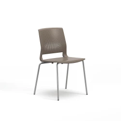 Quarry, 4-Leg Side Chair with Glides, 3/4 View