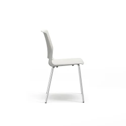 Quarry 4-Leg with Glides, Side Chair, Guest Chair, Side View
