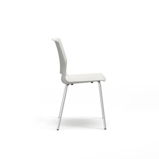 Quarry 4-Leg with Glides, Side Chair, Guest Chair, Side View