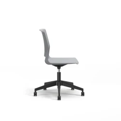 Quarry, 5-Star Swivel Base, Side Chair, Guest Chair, Side View