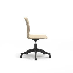 Quarry, 5-Star Swivel Base, Side Chair, Guest Chair, Side View