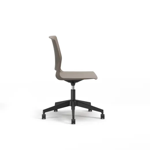 Quarry, 5-Star Swivel Base, Side Chair, Guest Chair, Side View