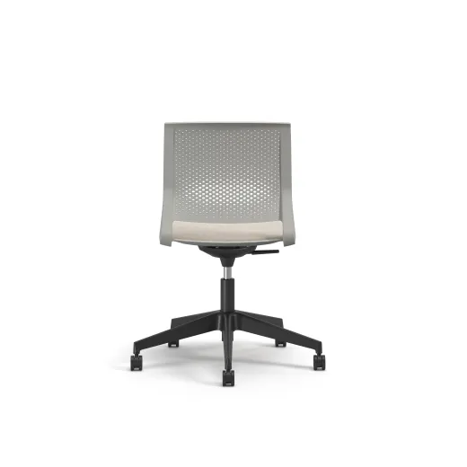 Quarry, 5-Star Swivel Base, with Cushion Seat, Back View