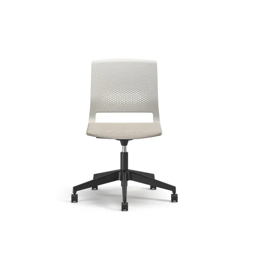 Quarry, 5-Star Swivel Base, with Cushion Seat, Front View