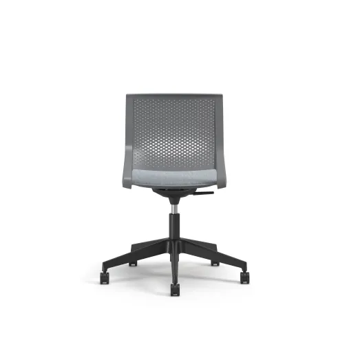 Quarry, 5-Star Swivel Base, with Cushion Seat, Back View