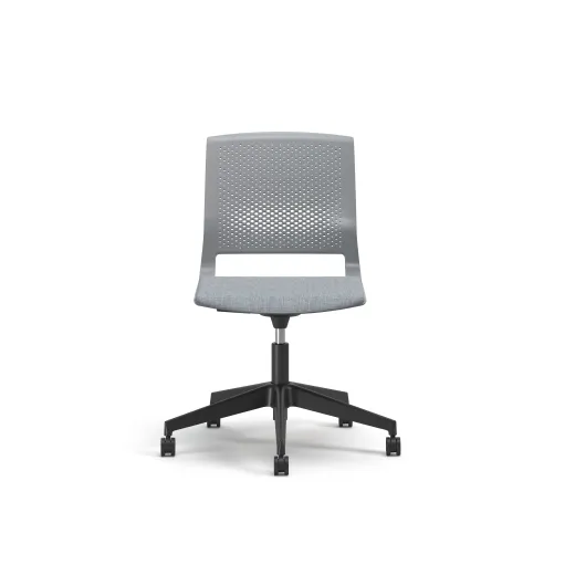 Quarry, 5-Star Swivel Base, with Cushion Seat, Front View