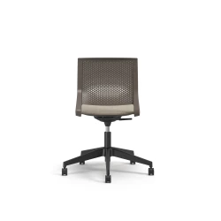 Quarry, 5-Star Swivel Base, with Cushion Seat, Back View