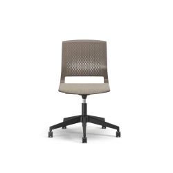 Quarry, 5-Star Swivel Base, with Cushion Seat, Front View