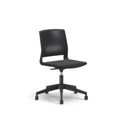 Quarry, 5-Star Swivel Base, with Cushion Seat, 3/4 View