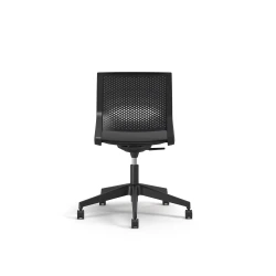 Quarry, 5-Star Swivel Base, with Cushion Seat, Back View