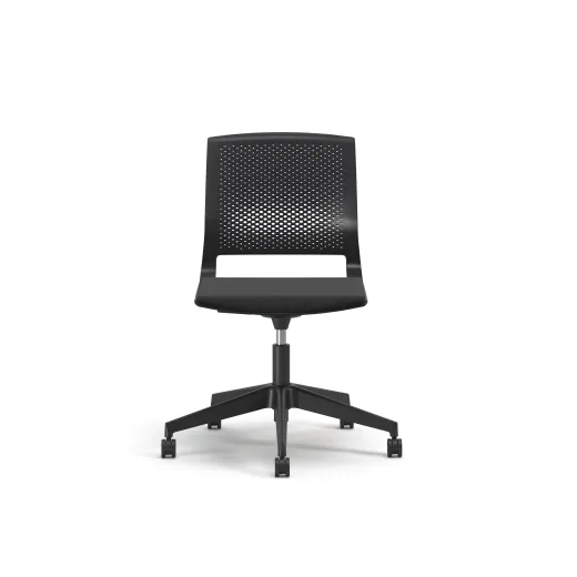 Quarry, 5-Star Swivel Base, with Cushion Seat, Front View