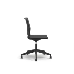 Quarry, 5-Star Swivel Base, with Cushion Seat, Side View
