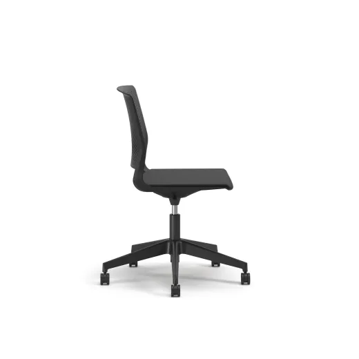 Quarry, 5-Star Swivel Base, with Cushion Seat, Side View