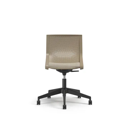 Quarry, 5-Star Swivel Base, with Cushion Seat, Back View