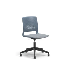 Quarry, 5-Star Swivel Base, with Cushion Seat, 3/4 View