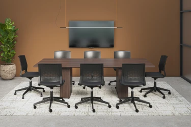 Conference room, Calibrate Conference Table, Quarry 5-Star Base Chairs​