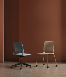 Quarry Chairs, Quarry 5-Star Base Chair, Quarry 4-Leg with Casters​