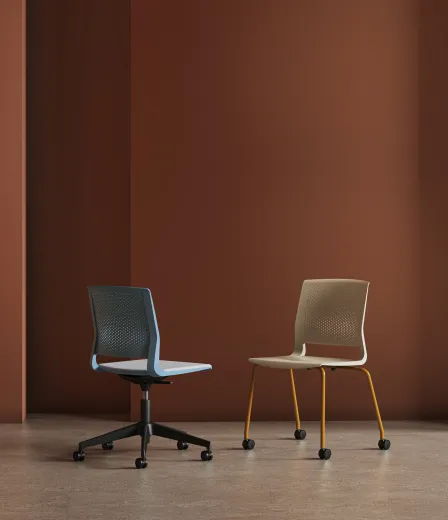 Quarry Chairs, Quarry 5-Star Base Chair, Quarry 4-Leg with Casters​