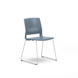 Quarry, Sled Base, Side Chair, Guest Chair, 3/4 View