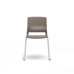 Quarry, Sled Base, Side Chair, Guest Chair, Front View