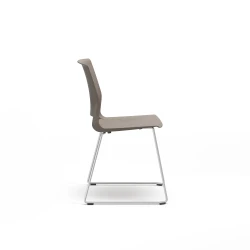 Quarry, Sled Base, Side Chair, Guest Chair, Side View