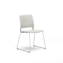 Quarry, Sled Base, Side Chair, Guest Chair, 3/4 View