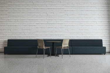 Café, Quarry 4-Leg Side Chair with Glides, Day-to-Day Table, Hakr, Sectional, Banquette​