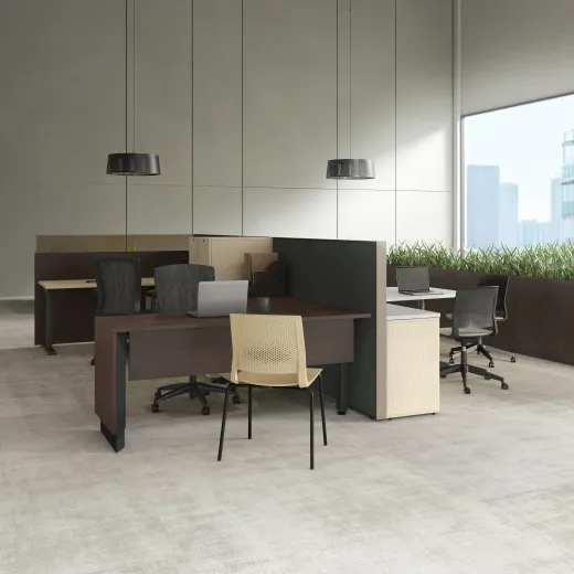 Café, Quarry 4-Leg Side Chair with Glides, Day-to-Day Tables, Natick, Matrix​