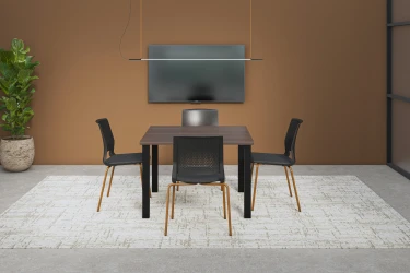 Meeting room, Day-to-Day Table, Quarry 4-Leg Chair with Glides​