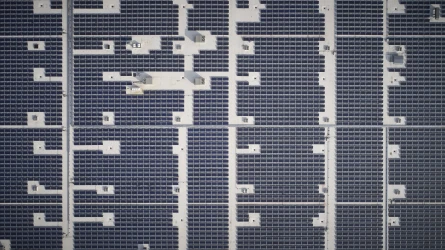 AIS Headquarters Solar Panels Aerial View