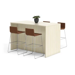 Calibrate Counter Height End Panel Table with Itzee Counter Stool