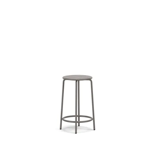 Cascades Backless Bar Stool, 24H, 3/4 View