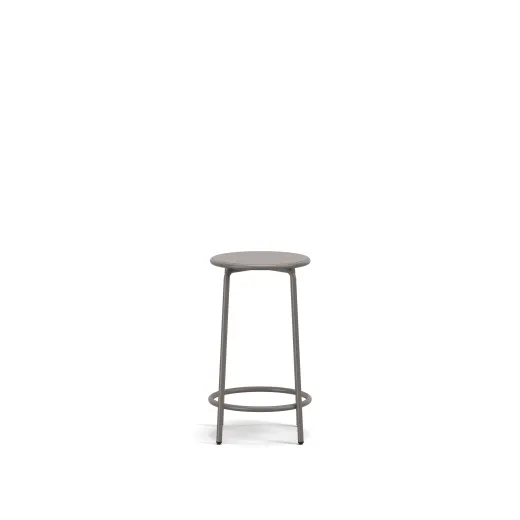 Cascades Backless Bar Stool, 24H, Back View