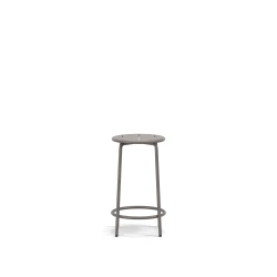 Cascades Backless Bar Stool, 24H, Side View