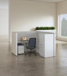 Matrix, G Series BF Mobile Pedestal, G Series 2-Drawer Lateral File & BBF Wardrobe Tower with Cupboard, Bolton