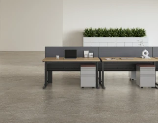 G Series BF Mobile Pedestal, Encounter PowerBeam, Spine Screen, E Series Height Adj. Table