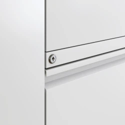 G Series Wardrobe Tower, Full Pull Detail with lock