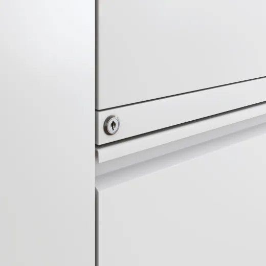 G Series Wardrobe Tower, Full Pull Detail with lock