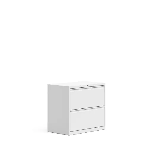 G Series 2-Drawer Lateral File, 3/4 View
