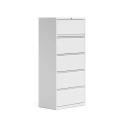 G Series 5-Drawer Lateral File, 3/4 View
