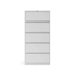 G Series 5-Drawer Lateral File, Front View
