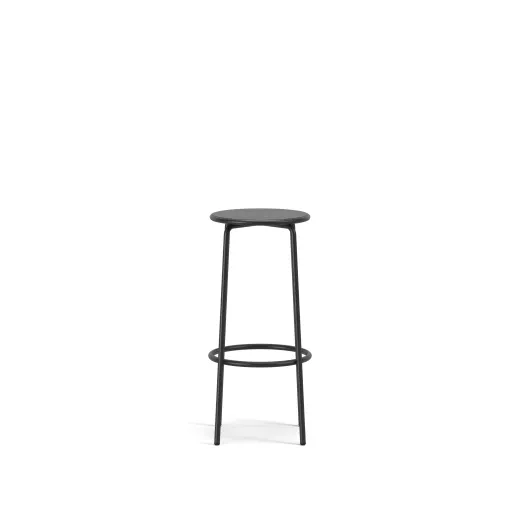 Cascades Backless Bar Stool, 30H, Front View