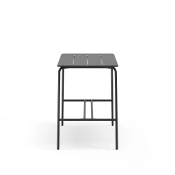 Cascades Bar Dining Table, 30x60, Side View