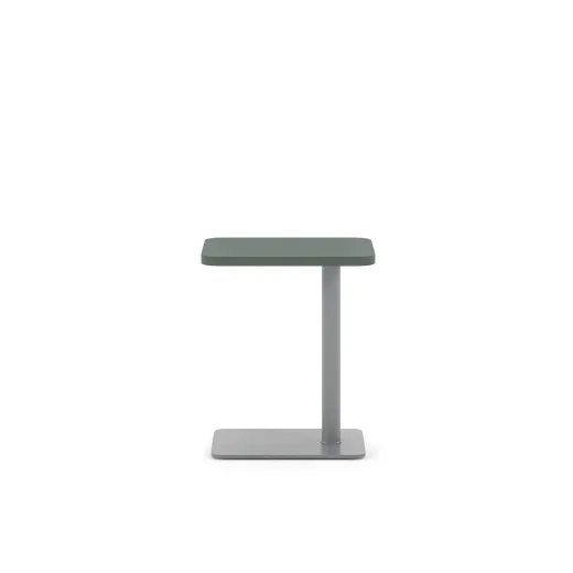Delago Table, Rectangle Top, 21H, Front View