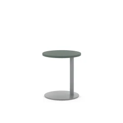 Delago Table, Round Top, 21H, Front View