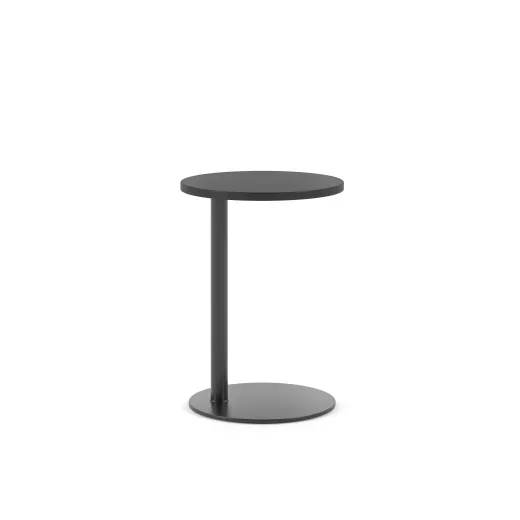 Delago Table, Round Top, 26H, Back View