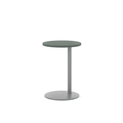 Delago Table, Round Top, 26H, 3/4 View